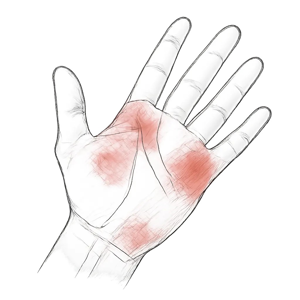 Ilustrace znázorňující téma: bolest