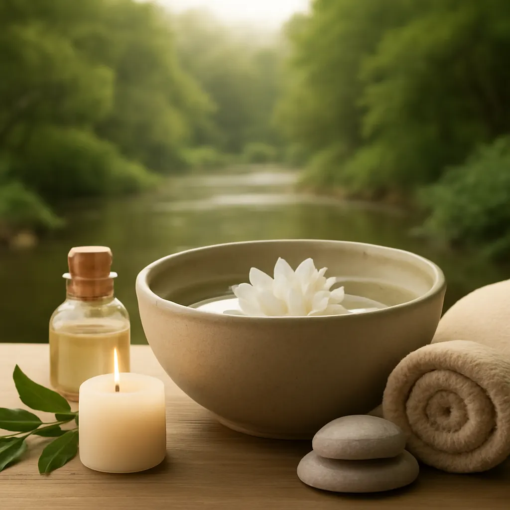 Ilustrace znázorňující téma: Lázně a wellness