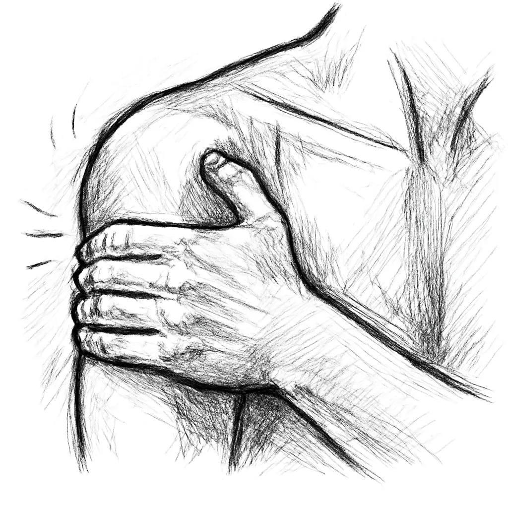 Ilustrace znázorňující téma: bolest